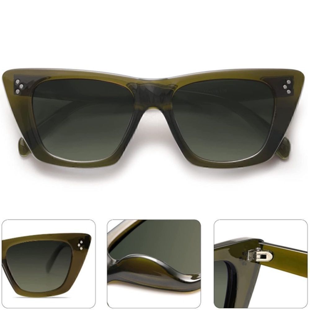 Retro cat eye Frame Sunglasses - Picture 2 of 3